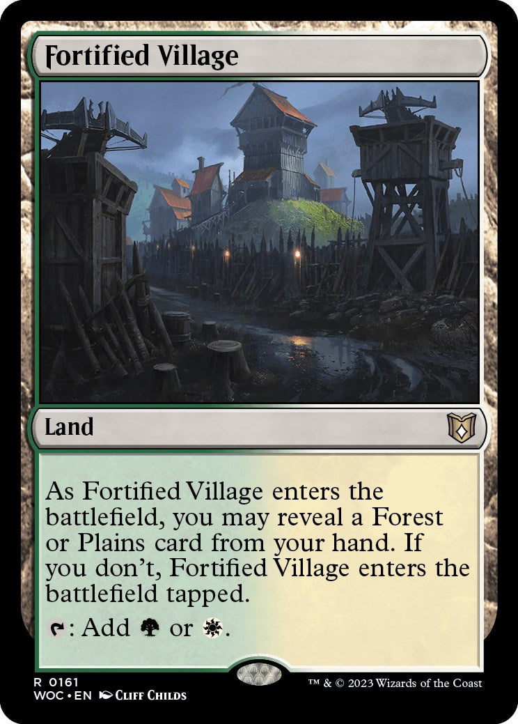 Fortified Village [Wilds of Eldraine Commander] 