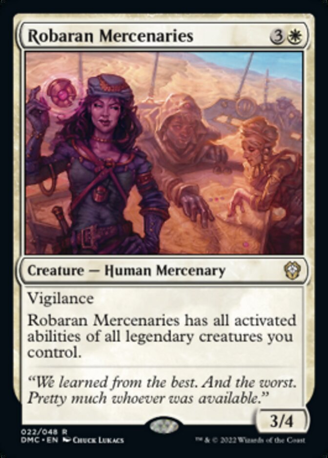 Robaran Mercenaries [Dominaria United Commander] 