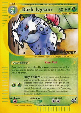 Dark Ivysaur (6) (Winner) [Best of Promos]