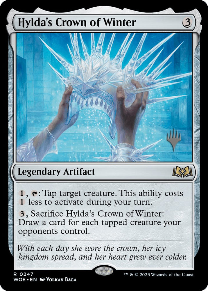 Hylda's Crown of Winter (Promo Pack) [Wilds of Eldraine Promos] 