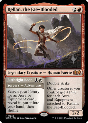 Kellan, the Fae-Blooded (Promo Pack) [Wilds of Eldraine Promos] 