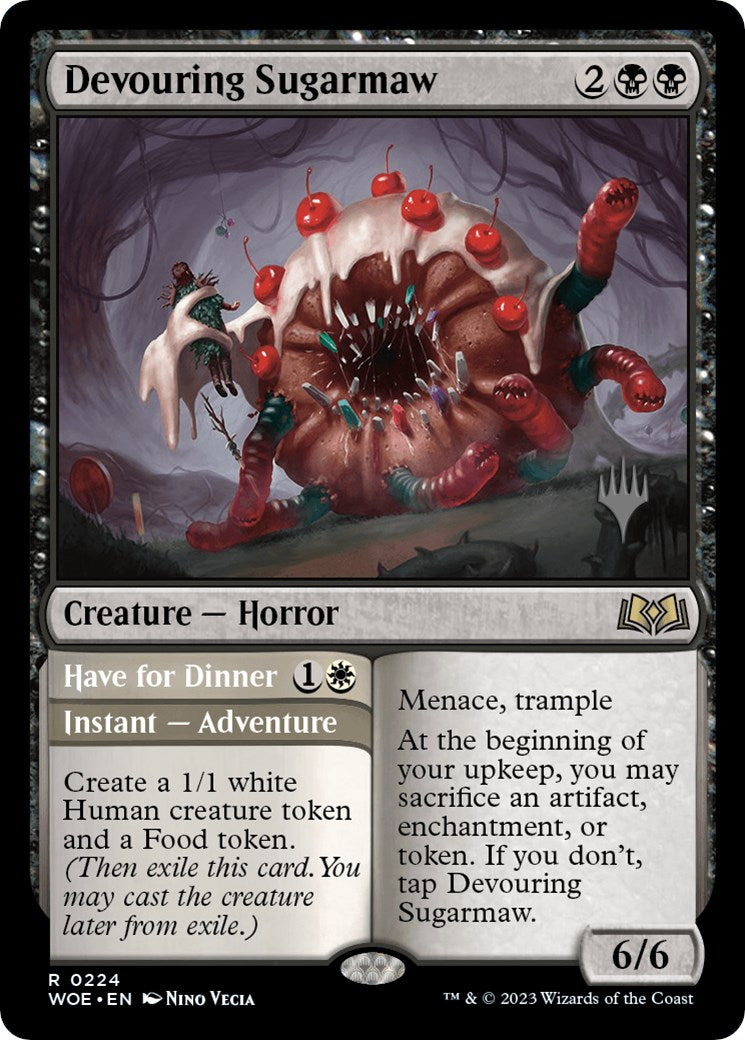 Devouring Sugarmaw // Have for Dinner (Promo Pack) [Wilds of Eldraine Promos] 