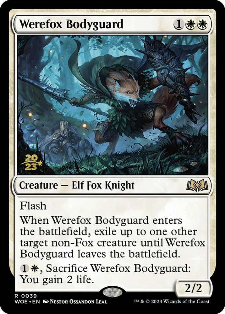 Werefox Bodyguard [Wilds of Eldraine Prerelease Promos] 