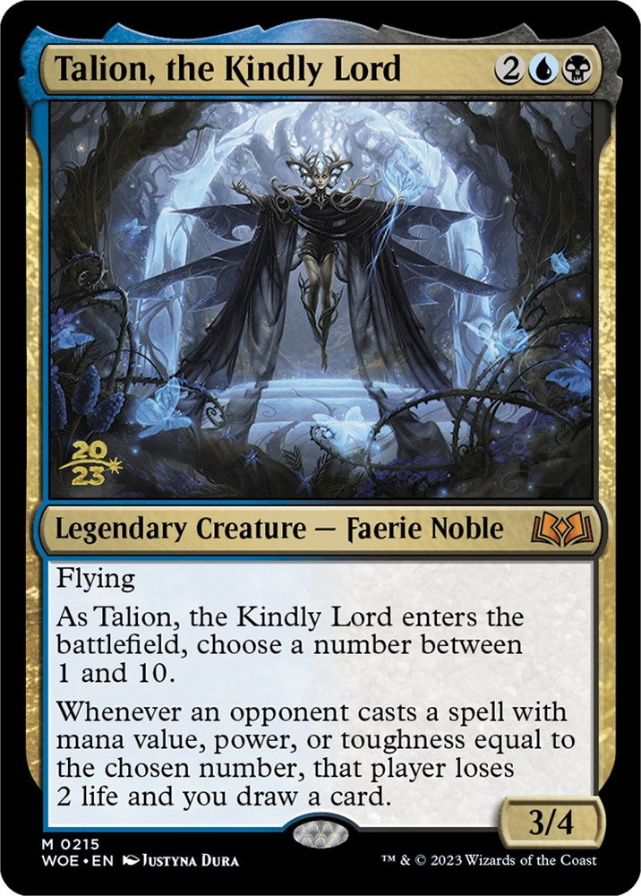 Talion, the Kindly Lord [Wilds of Eldraine Prerelease Promos] 