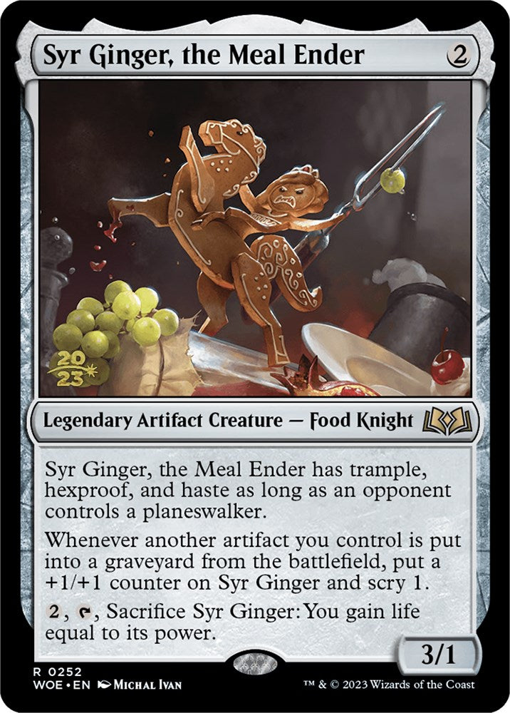 Syr Ginger, the Meal Ender [Wilds of Eldraine Prerelease Promos] 