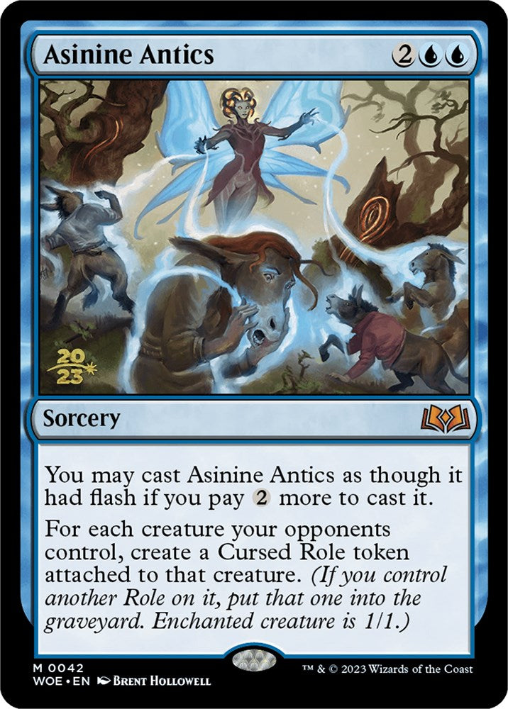 Asinine Antics [Wilds of Eldraine Prerelease Promos] 