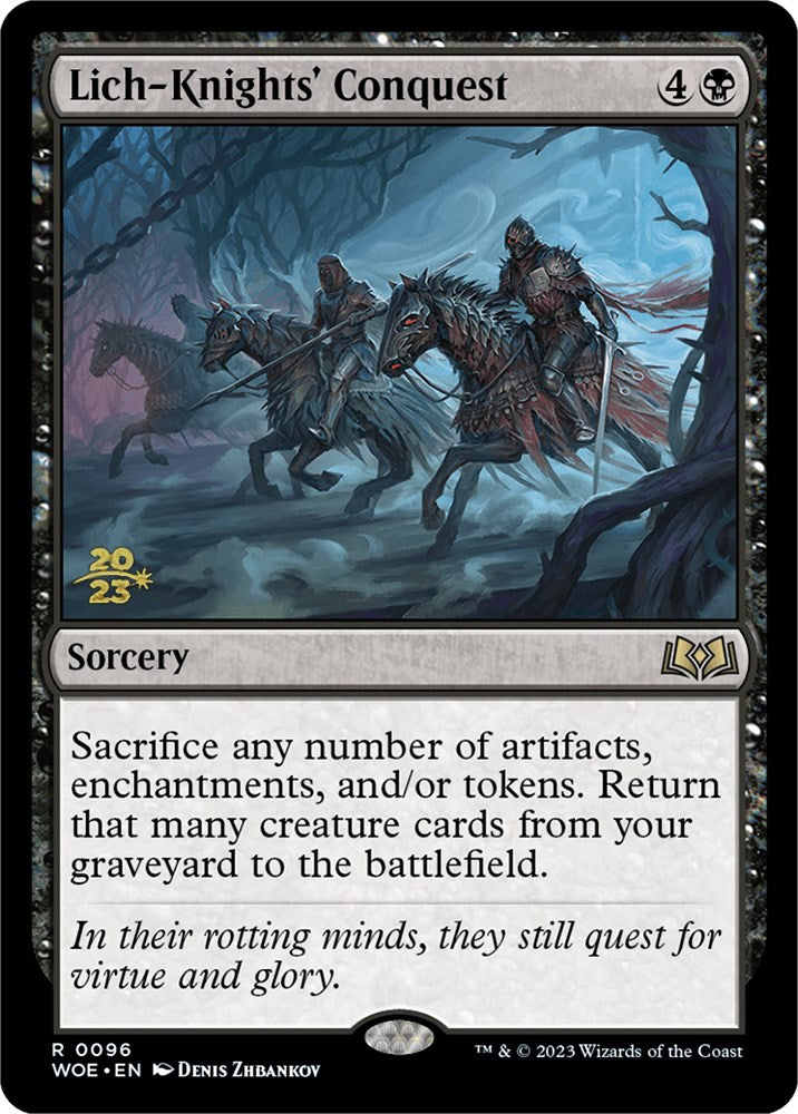 Lich-Knights' Conquest [Wilds of Eldraine Prerelease Promos] 