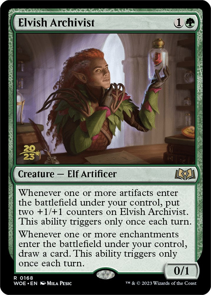 Elvish Archivist [Wilds of Eldraine Prerelease Promos] 