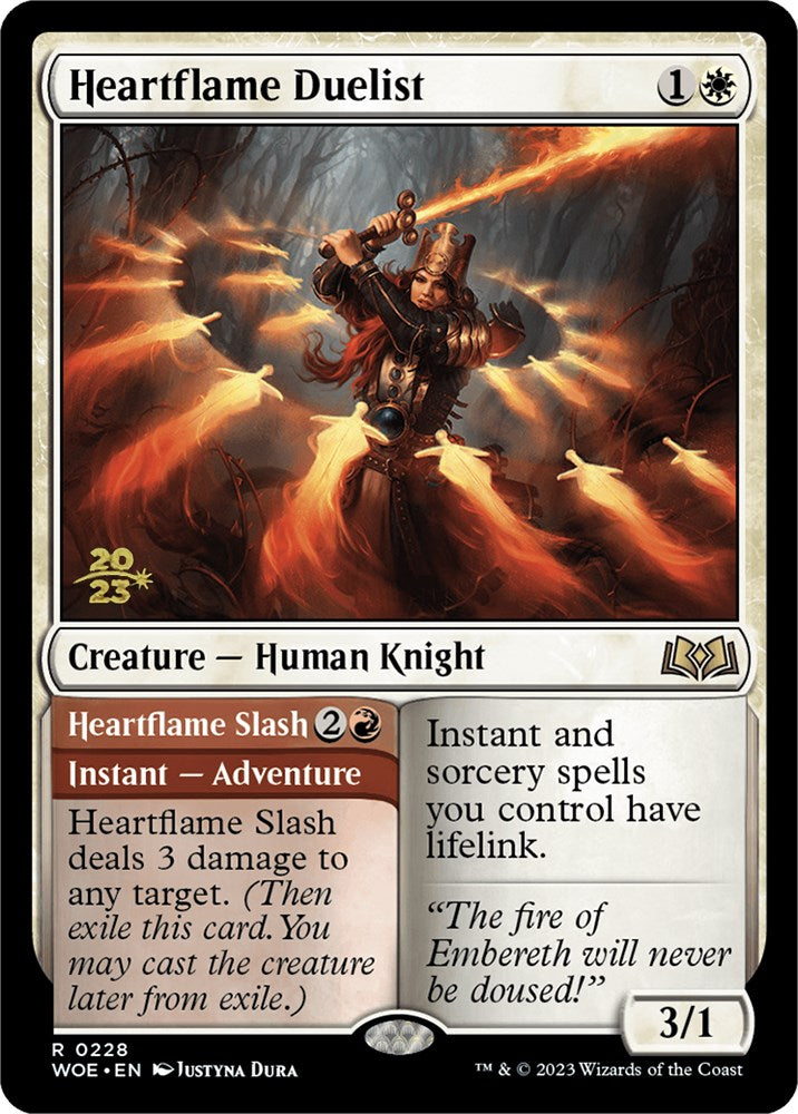 Heartflame Duelist // Heartflame Slash [Wilds of Eldraine Prerelease Promos] 