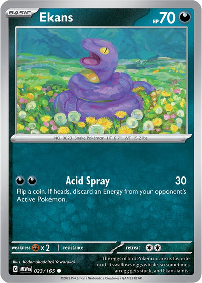 Ekans (023/165) [Scarlet &amp; Violet: 151] 