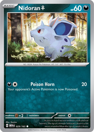 Nidoran F (029/165) [Scarlet &amp; Violet: 151] 