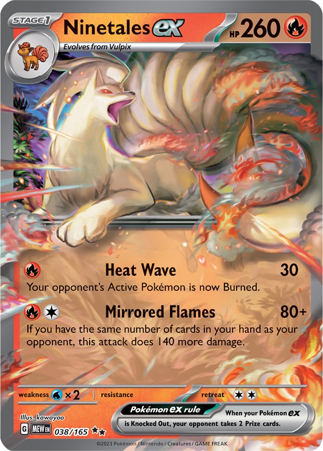 Ninetales ex (038/165) [Scarlet &amp; Violet: 151] 