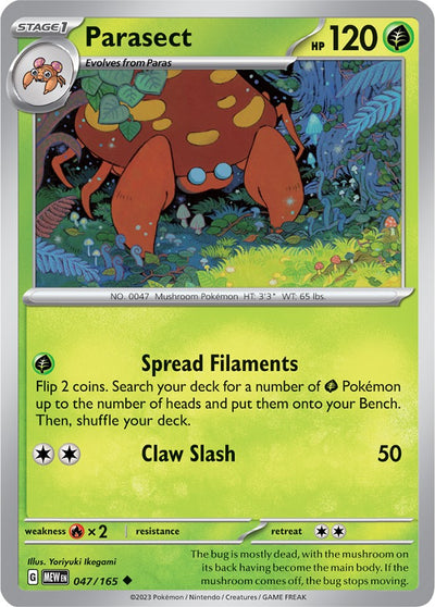 Parasect (047/165) [Scarlet &amp; Violet: 151] 
