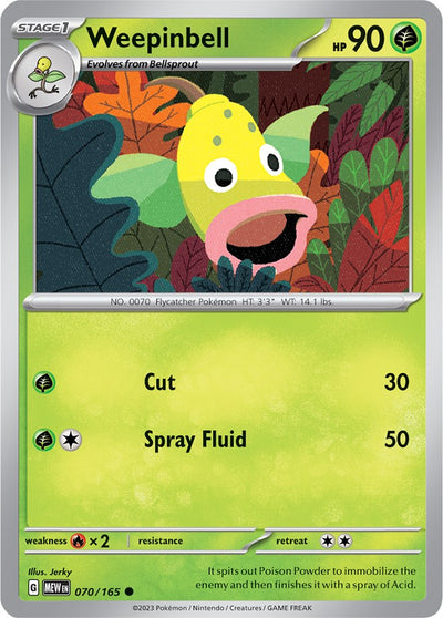 Weepinbell (070/165) [Scarlet &amp; Violet: 151] 