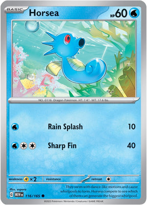 Horsea (116/165) [Scarlet &amp; Violet: 151] 