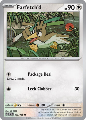 Farfetch'd (083/165) [Scarlet &amp; Violet: 151] 