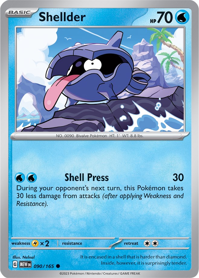 Shellder (090/165) [Scarlet &amp; Violet: 151] 