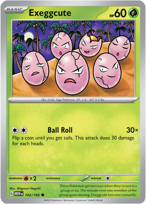 Exeggcute (102/165) [Scarlet &amp; Violet: 151] 