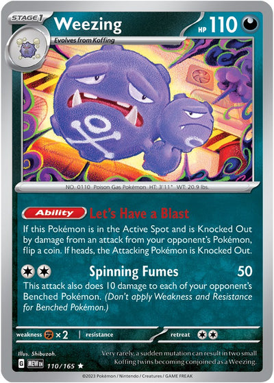 Weezing (110/165) [Scarlet &amp; Violet: 151] 