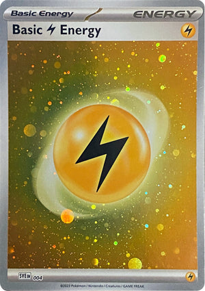 Basic Lightning Energy (004) (Cosmos Holo) [Scarlet &amp; Violet: Base Set] 