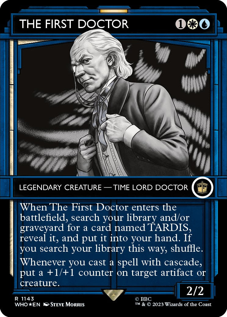 The First Doctor (Showcase) (Surge Foil) [Doctor Who] 