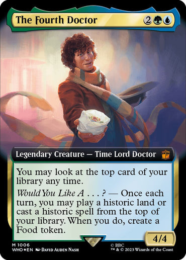 The Fourth Doctor (Extended Art) (Surge Foil) [Doctor Who] 