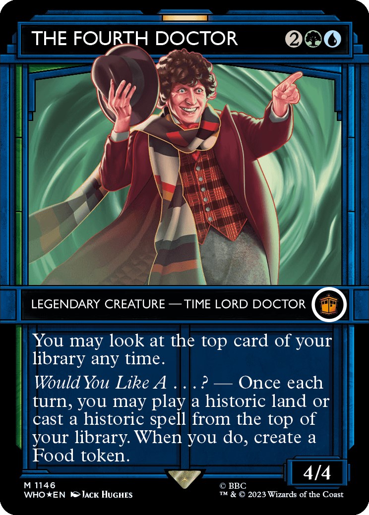 The Fourth Doctor (Showcase) (Surge Foil) [Doctor Who] 