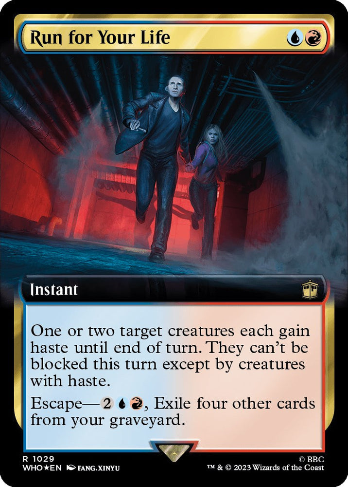 Run for Your Life (Extended Art) (Surge Foil) [Doctor Who] 