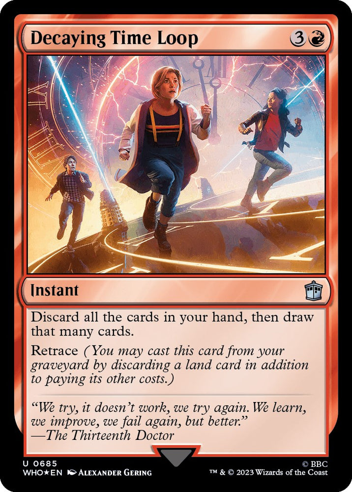 Decaying Time Loop (Surge Foil) [Doctor Who] 