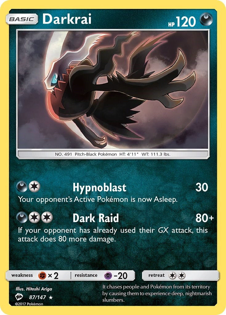 Darkrai (87/147) [Sun & Moon: Burning Shadows] 