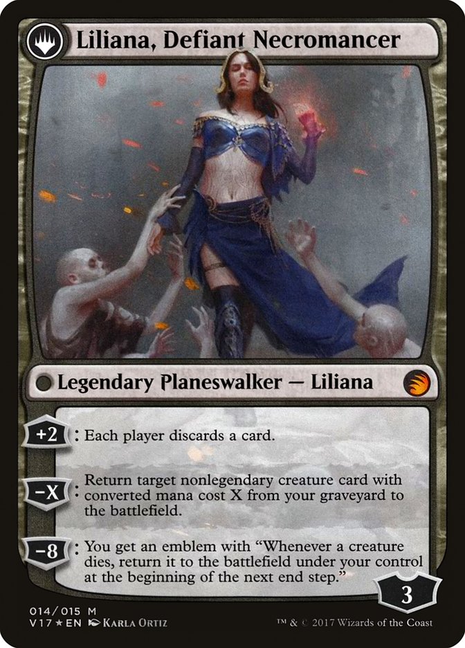 Liliana, Heretical Healer // Liliana, Defiant Necromancer [From the Vault: Transform] 