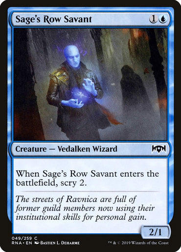 Sage's Row Savant [Ravnica Allegiance] 