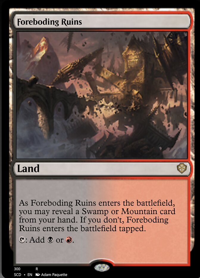 Foreboding Ruins [Starter Commander Decks] 