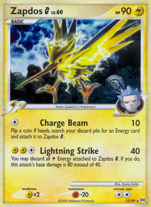 Zapdos G (12/99) [Platinum: Arceus] 