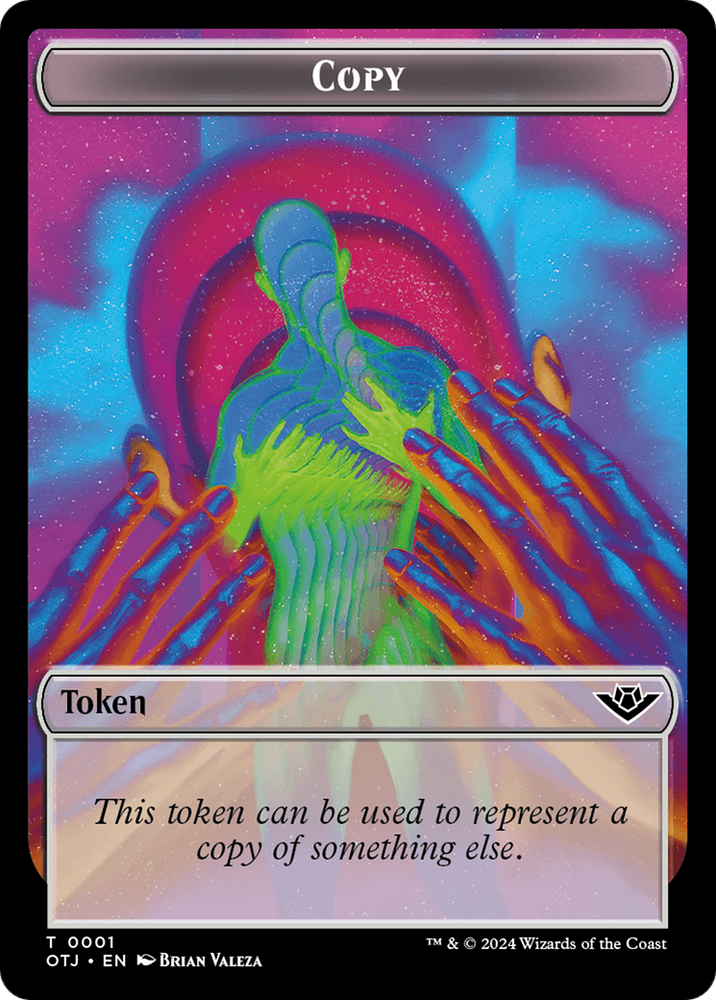 Copy Token [Outlaws of Thunder Junction Tokens] 