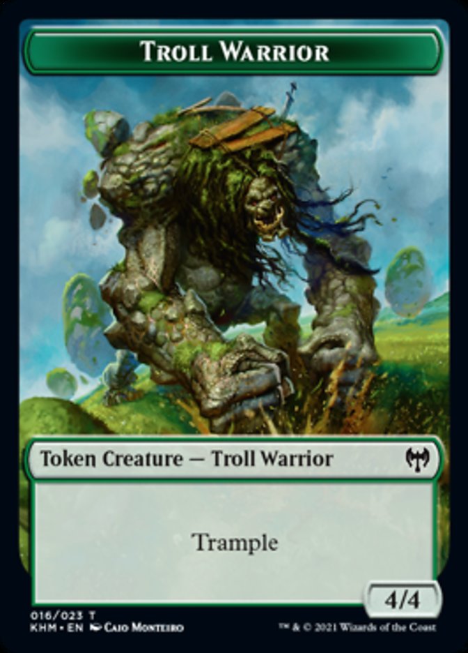 Troll Warrior Token [Kaldheim Tokens] 