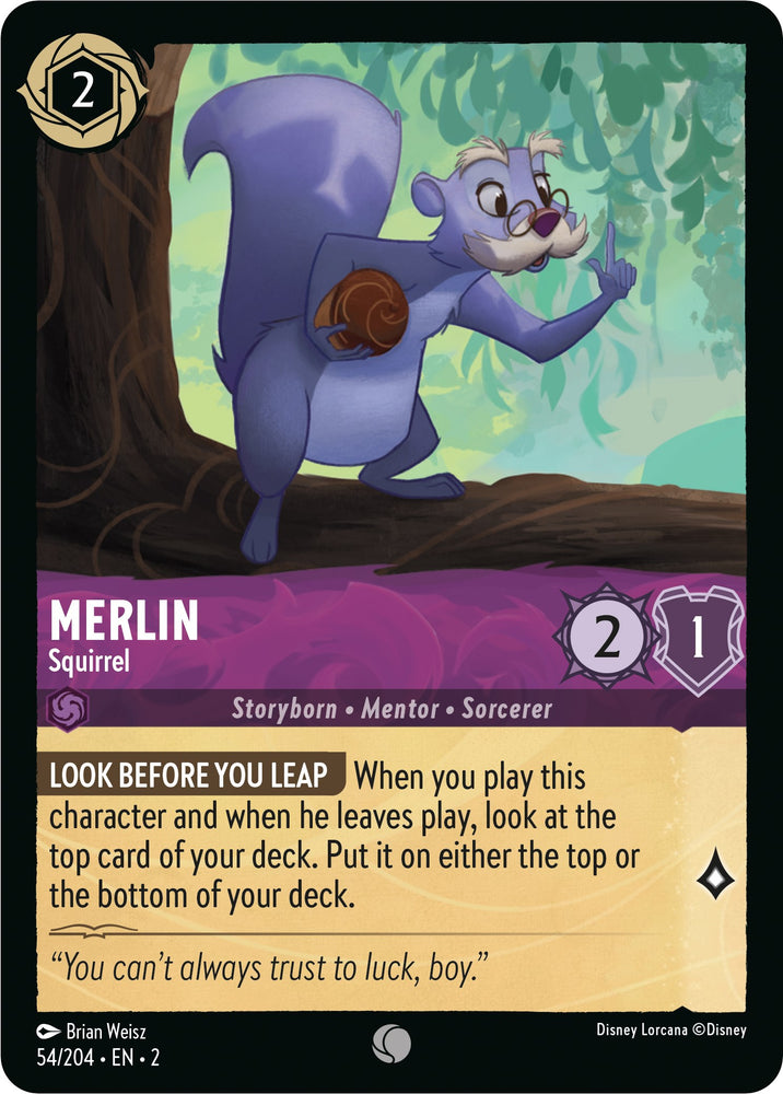 Merlin - Squirrel (54/204) [Rise of the Floodborn] 