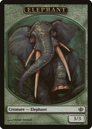 Elephant Token [Duel Decks: Garruk vs. Liliana Tokens]