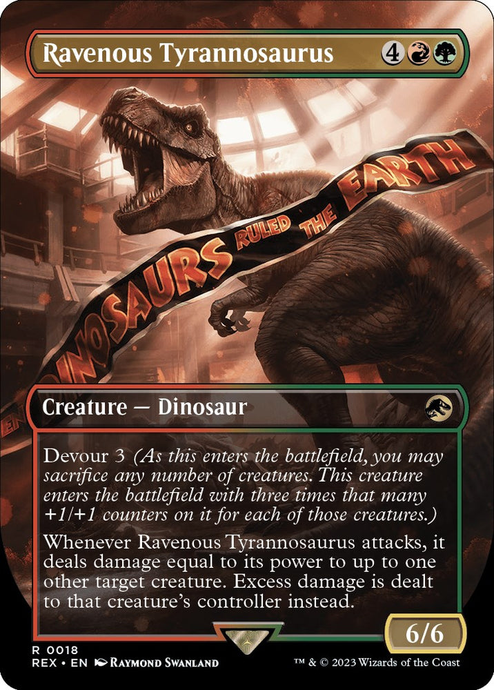 Ravenous Tyrannosaurus (Borderless) [Jurassic World Collection] 