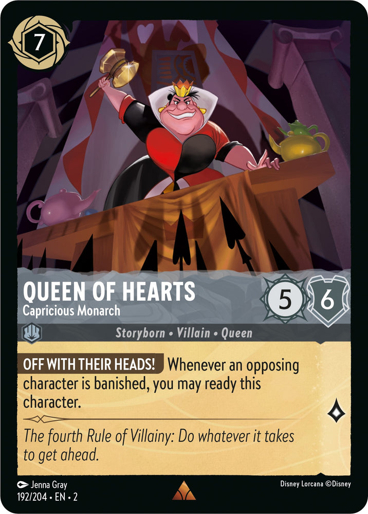 Queen of Hearts - Capricious Monarch (192/204) [Rise of the Floodborn] 