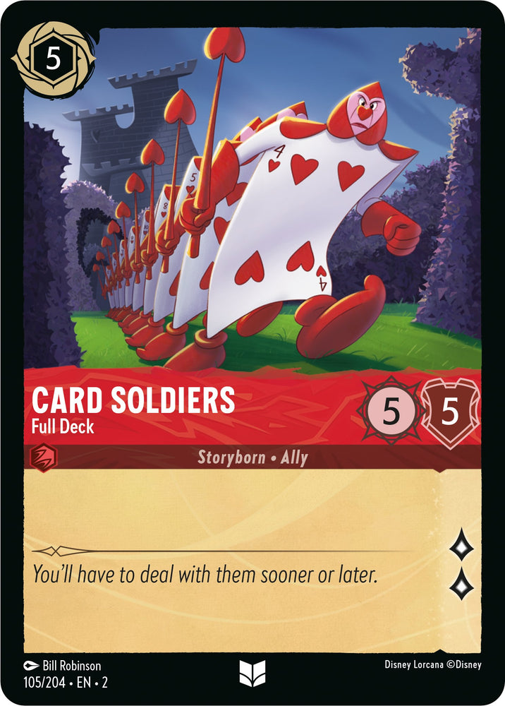 Card Soldiers - Full Deck (105/204) [Rise of the Floodborn] 