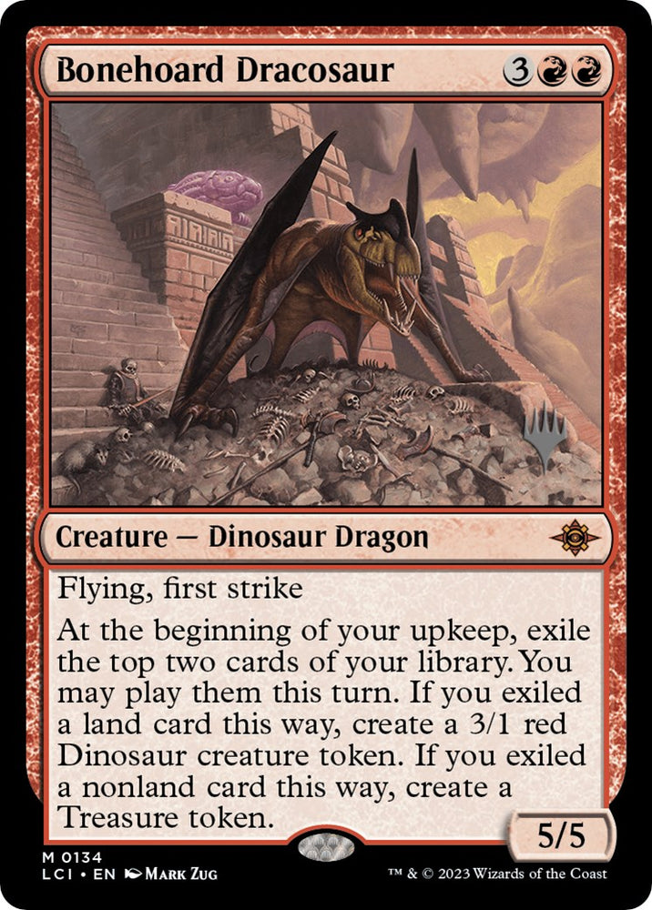 Bonehoard Dracosaur (Promo Pack) [The Lost Caverns of Ixalan Promos] 