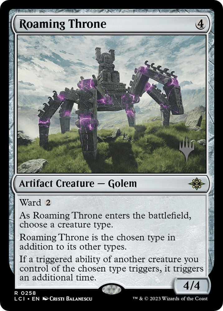 Roaming Throne (Promo Pack) [The Lost Caverns of Ixalan Promos] 