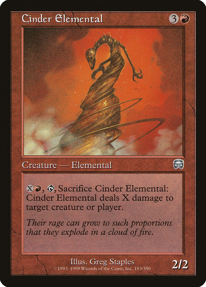 Cinder Elemental [Mercadian Masks] 