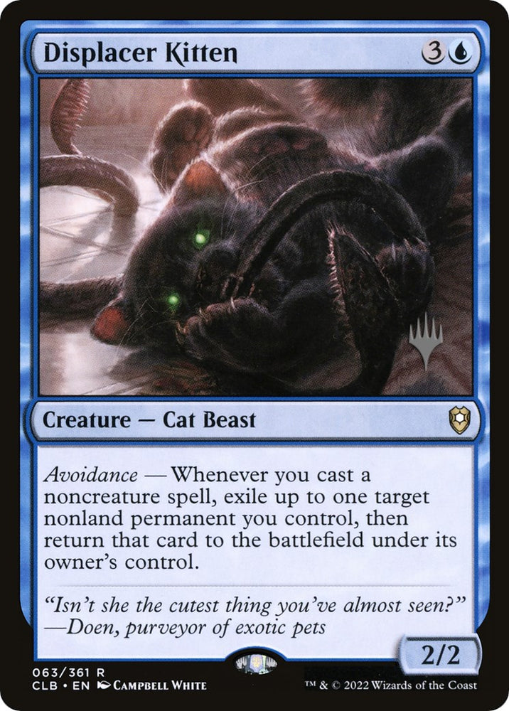 Displacer Kitten (Promo Pack) [The Lost Caverns of Ixalan Promos] 