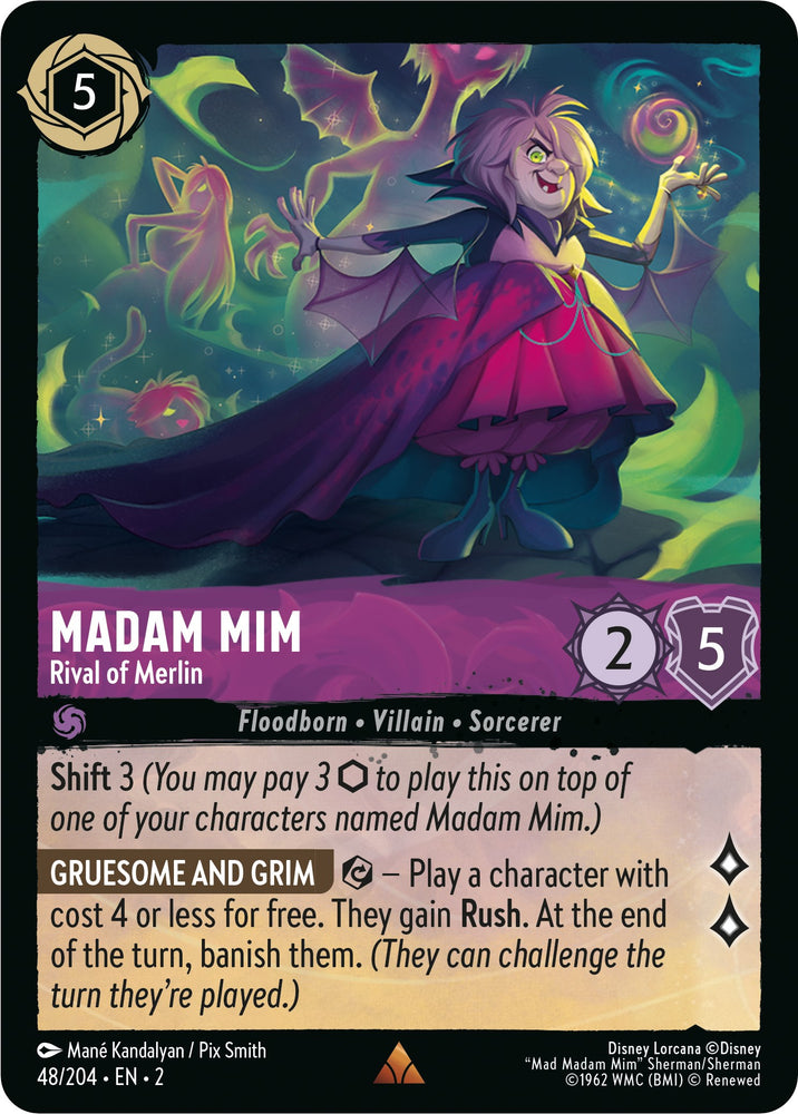 Madam Mim - Rival of Merlin (48/204) [Rise of the Floodborn] 