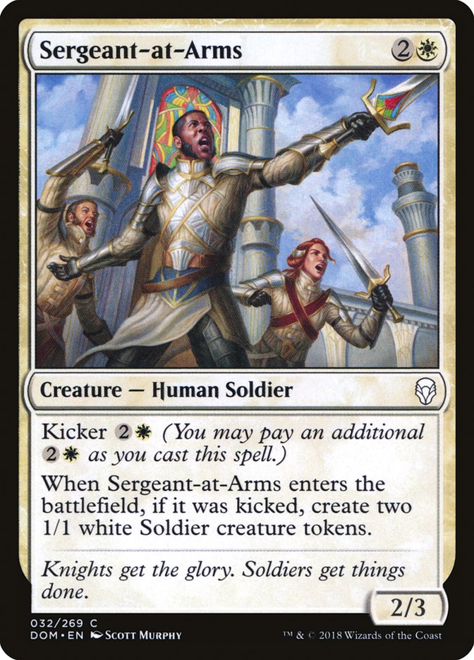 Sergeant-at-Arms [Dominaria] 