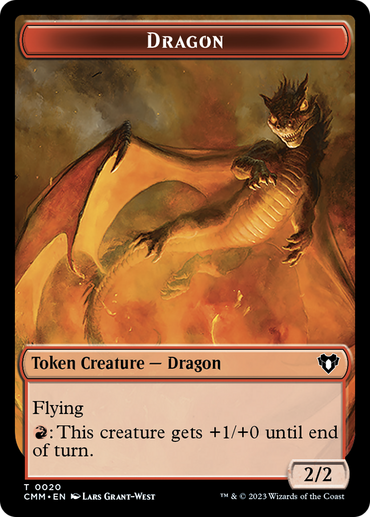 Dragon Token (20) [Commander Masters Tokens] 