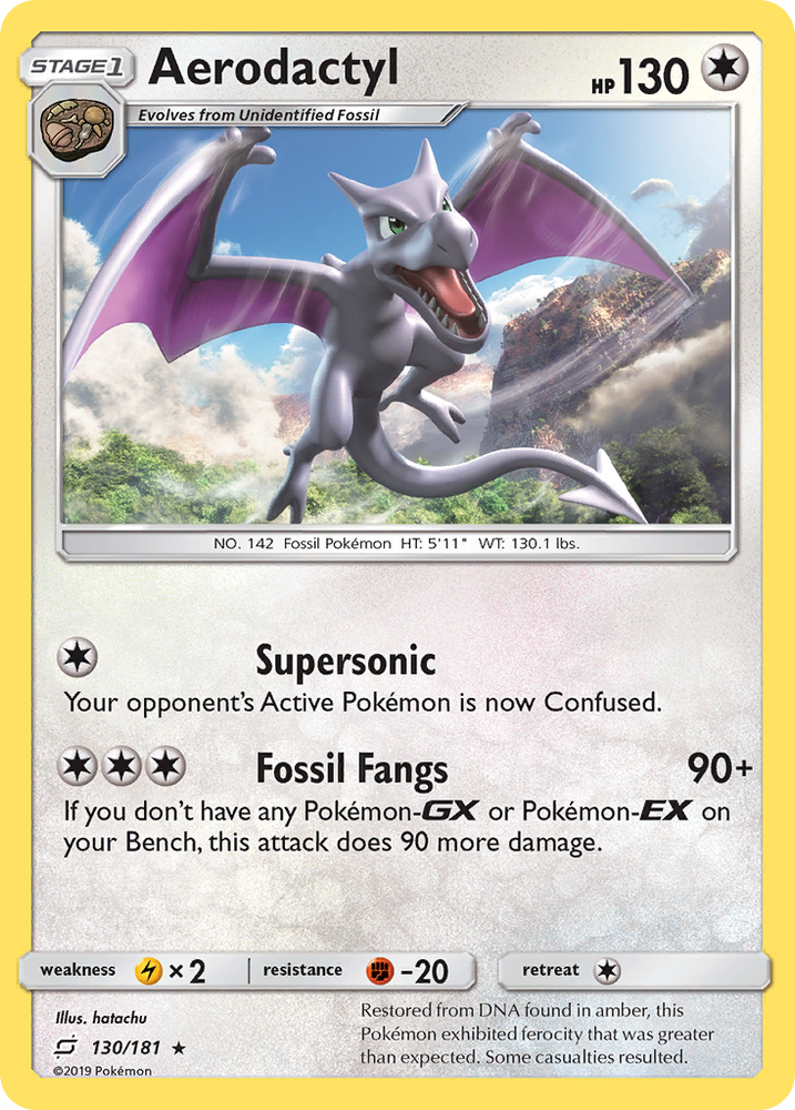 Aerodactyl (130/181) [Sun &amp; Moon: Team Up] 