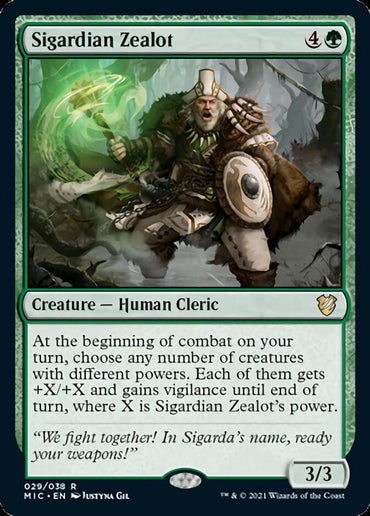 Sigardian Zealot [Innistrad: Midnight Hunt Commander] 